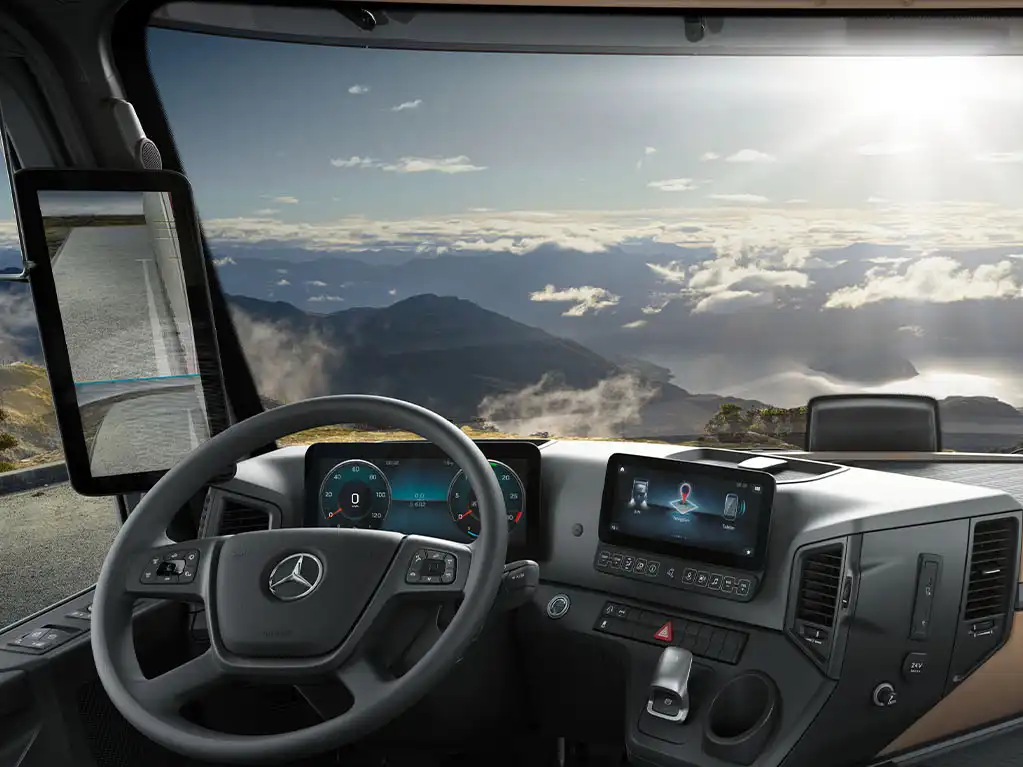 Mercedes De Willermin - Actros vue intérieur