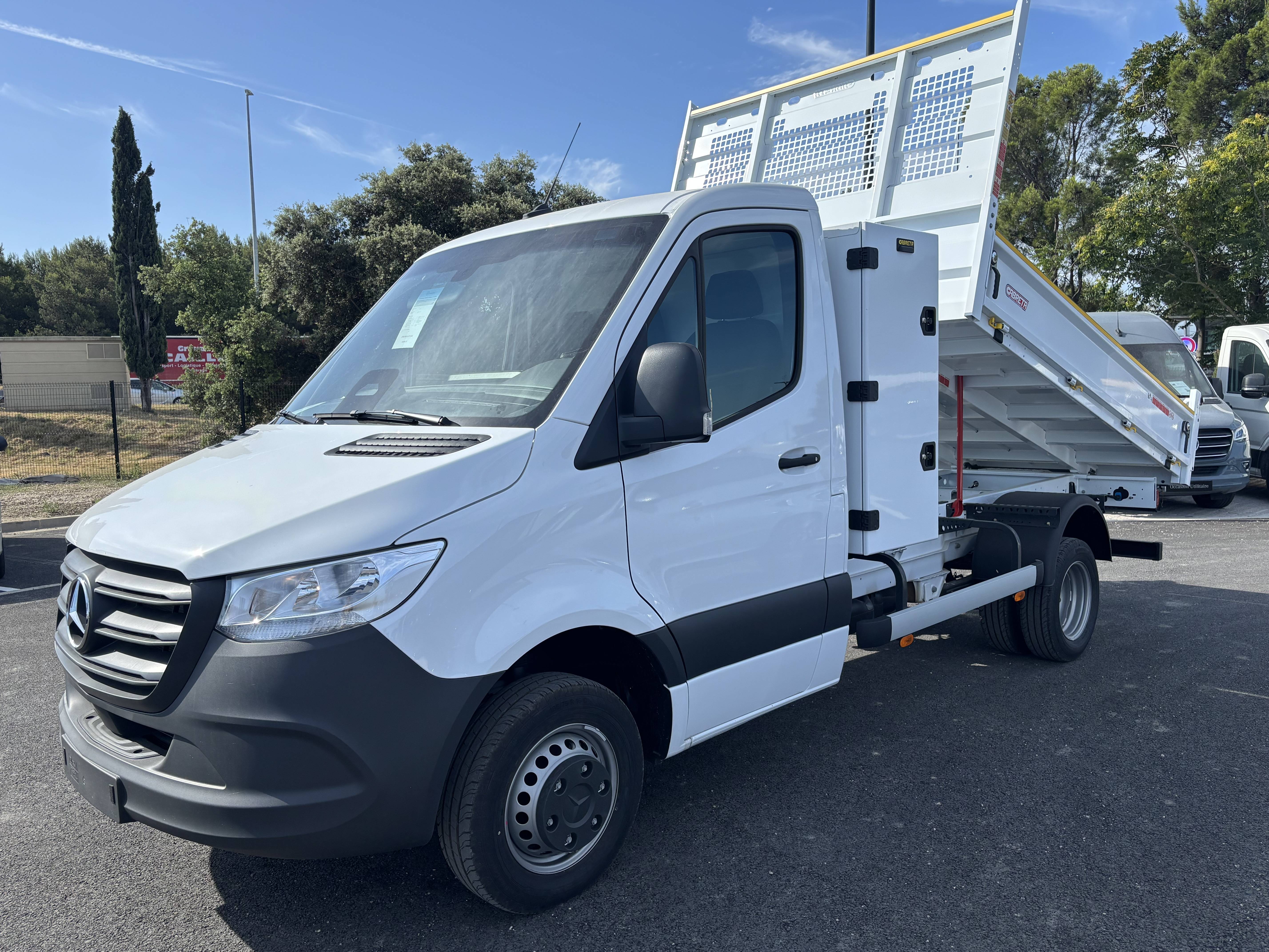 Photo MERCEDES SPRINTER CHASSIS CABINE SPRINTER BENNE 515 CDI